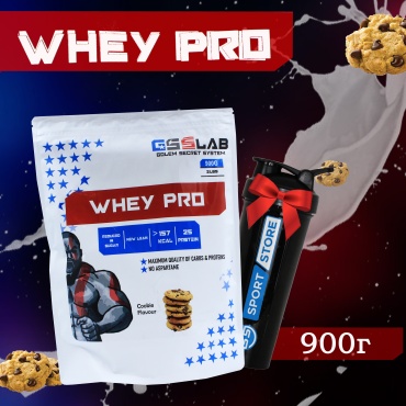GSS LAB Whey Pro печенье 900 г