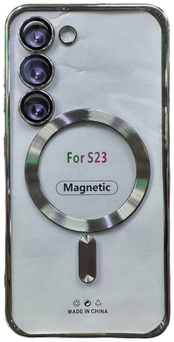 Чехол для Samsung Galaxy S23 серебристый
