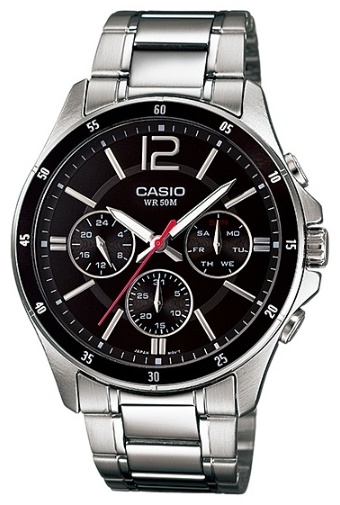 Кварцевые CASIO MTP-1374D-1AVDF сталь