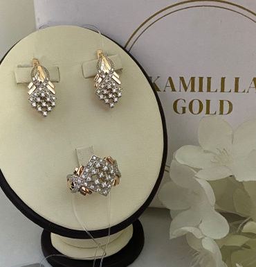 KAMILLLA GOLD KG-XW2J0Q24MET3036 вес 13.08 г золото, фианит