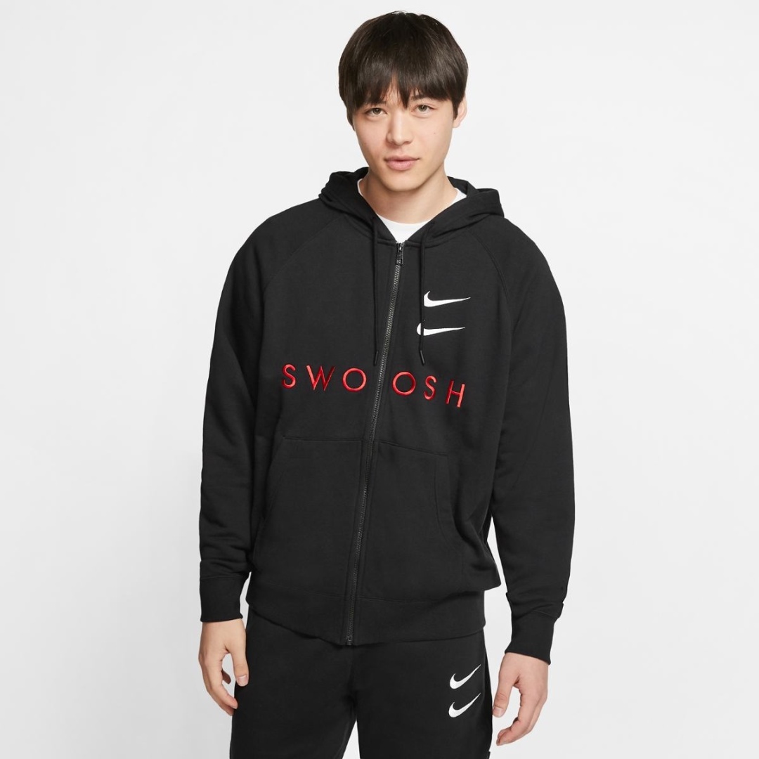 nike m nsw swoosh hoodie fz ft