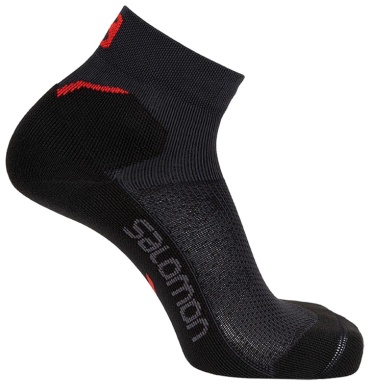 Носки Salomon 1 пара черный, красный 36-38