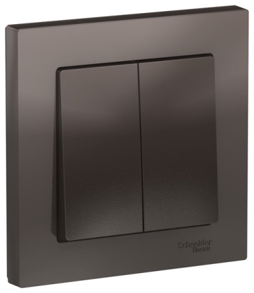 Выключатель клавишный Schneider Electric AtlasDesign, мокко