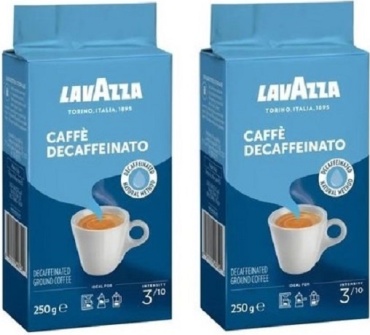 Кофе Lavazza Caffè Decaffeinato молотый 2 упаковки по 250 г