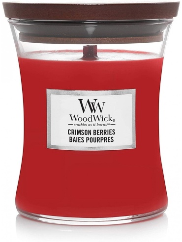 Ароматическая свеча WoodWick Малиновые Ягоды 11, 1 шт