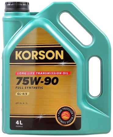 Масло синтетическое KORSON 75W-90 FULL SYNTHETIC 4 л