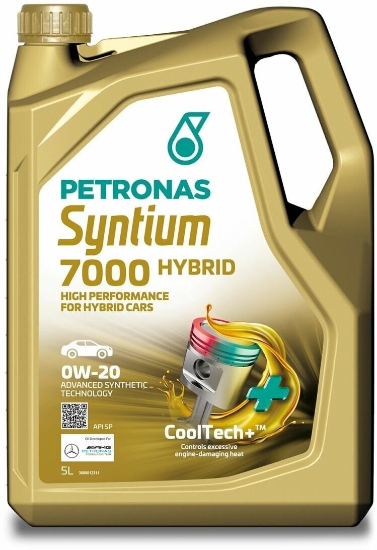 Купить Моторное масло синтетическое Petronas 0W20 SYNTIUM HYBRID масло ...