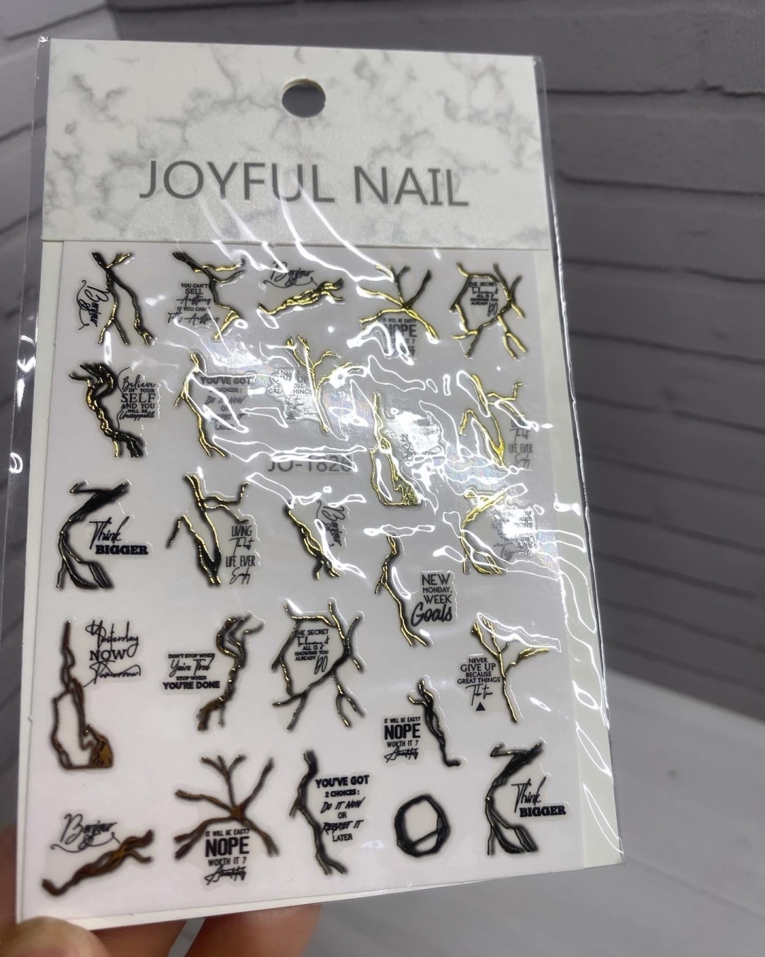 Jouful nail наклейки JO-1826 1 шт