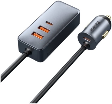 Baseus Share Together PPS Multi-port 2U+2C 120W серебристый