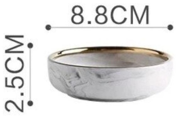 LUZHOK розетка GSFZ219 круглая 1 шт, керамика