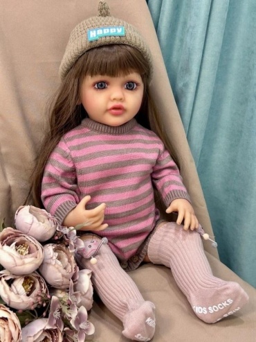Кукла реборн Yeez Wood Newborn 55 см