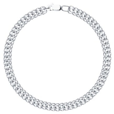 Asal Silver 965150504 длина 22 см, вес 5.68 г серебро, плетение каприз