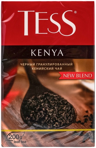 Чай Tess черный Kenya гранулированный в коробке 200 г