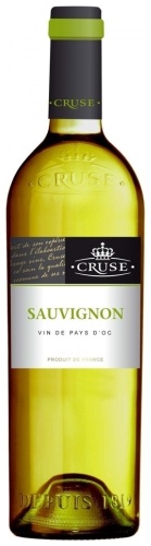 Вино Cruse Sauvignon Blanc Vin de Pays dOc полусухое белое 12% 0.75 л