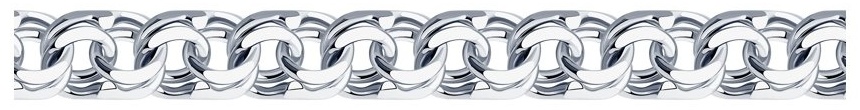 SOKOLOV 965141204 длина 22 см, вес 20.3 г серебро, плетение бисмарк