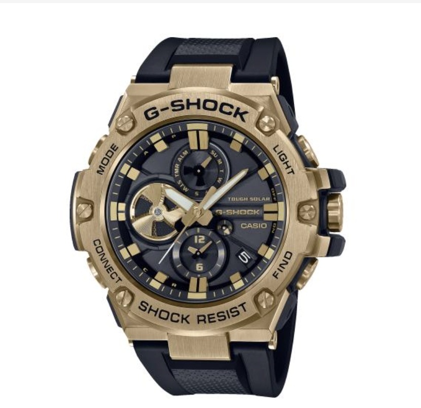 Кварцевые CASIO GST-B100GB-1A9ER нержавеющая сталь