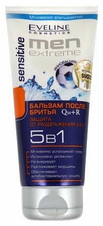 Eveline Cosmetics Q10+R 5в1 Extreme Sensitive бальзам после бритья 200 мл