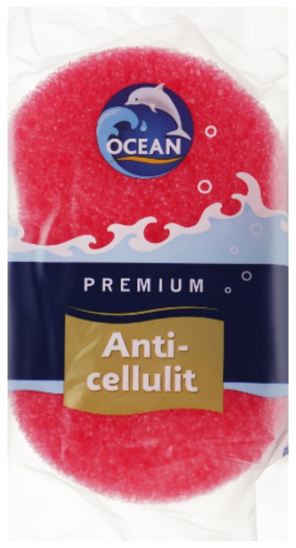 OCEAN губка для тела, универсальное красный 1 шт