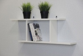 Полка ПК-Д4, 81х15x27 см, белый