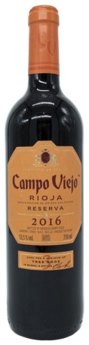 Вино Campo Viejo Reserva Rioja сухое красное 13.5% 0.75 л