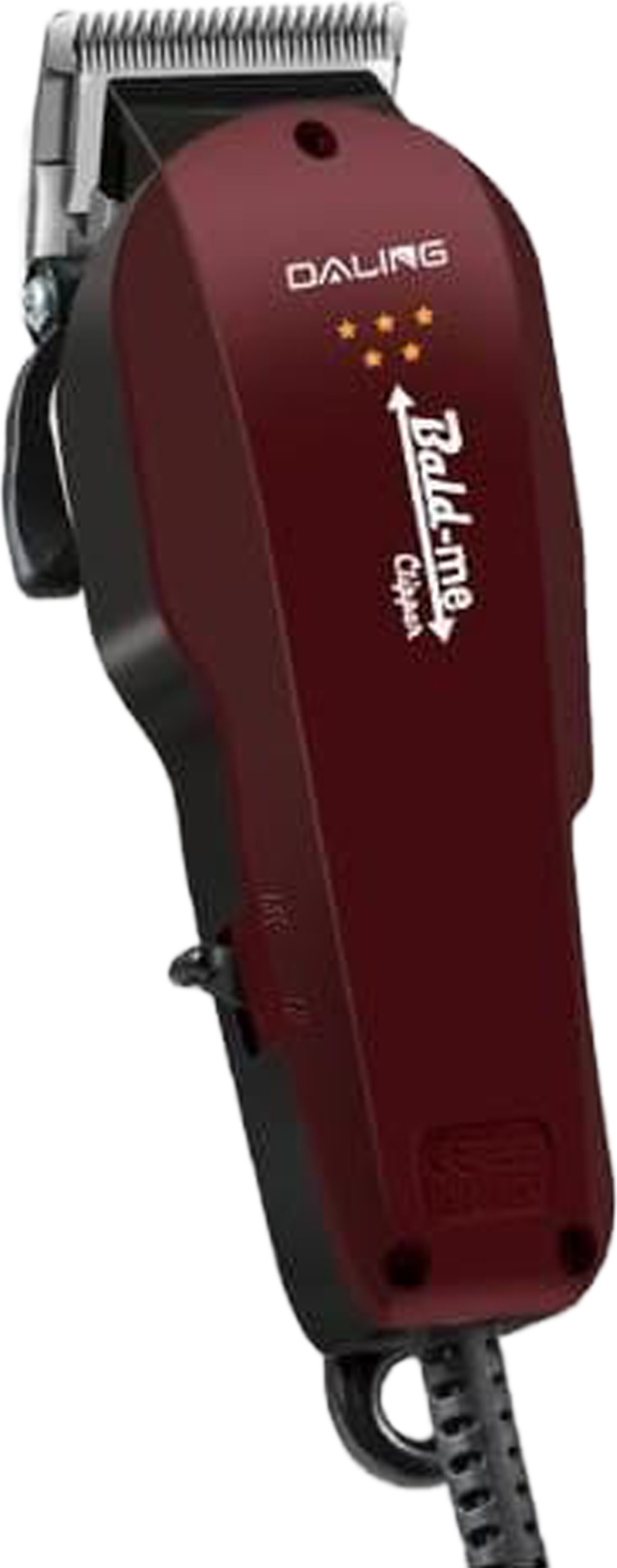 DALING машинка для стрижки DL-1100 черный, бордовый