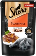 Sheba Sheba кусочки в желе телятина 75 г 1 шт