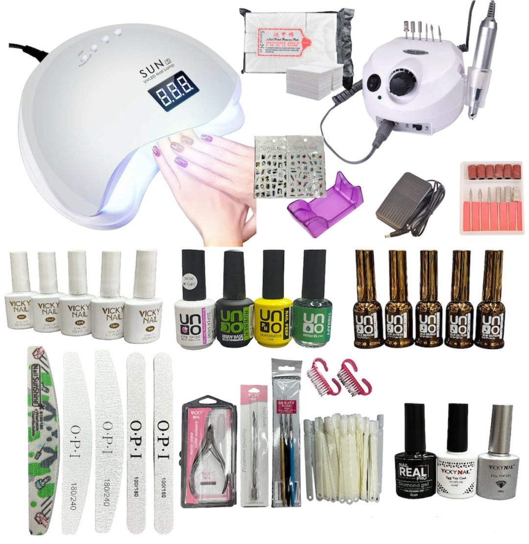 NAIL PRO набор для покрытия гель-лаком 33 шт