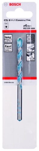 Bosch универсальное 2608596053 6 мм, 1 шт.