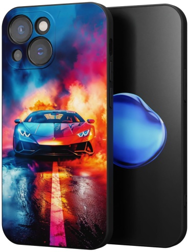Чехол Mcover для Apple iPhone 15 рисунок
