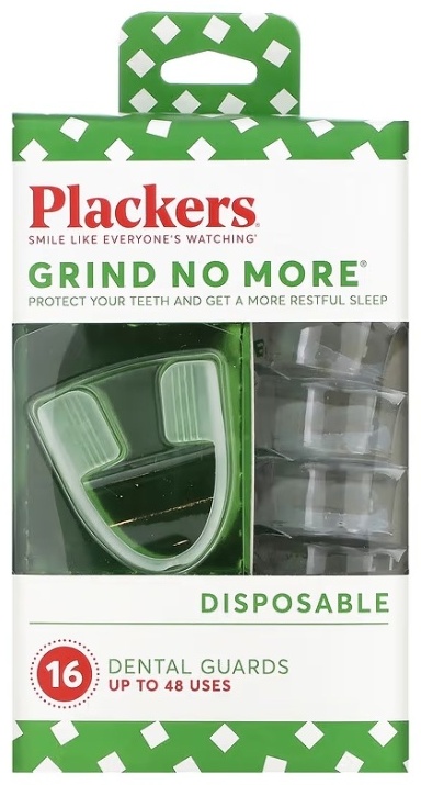 Plackers Grind No More Disposable Dental Guards 16 шт