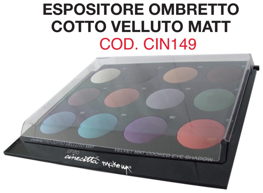 Cinecitta тени прессованные Mat velvet 12