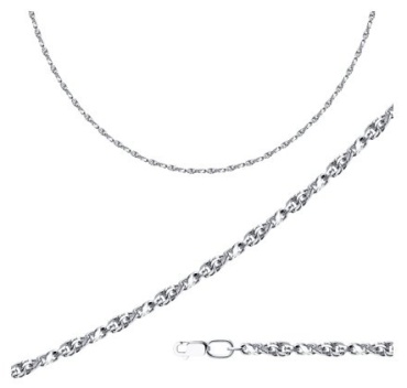 ZLATA Z40968230604_55 длина 55 см, вес 14.03 г серебро, плетение фантазийное