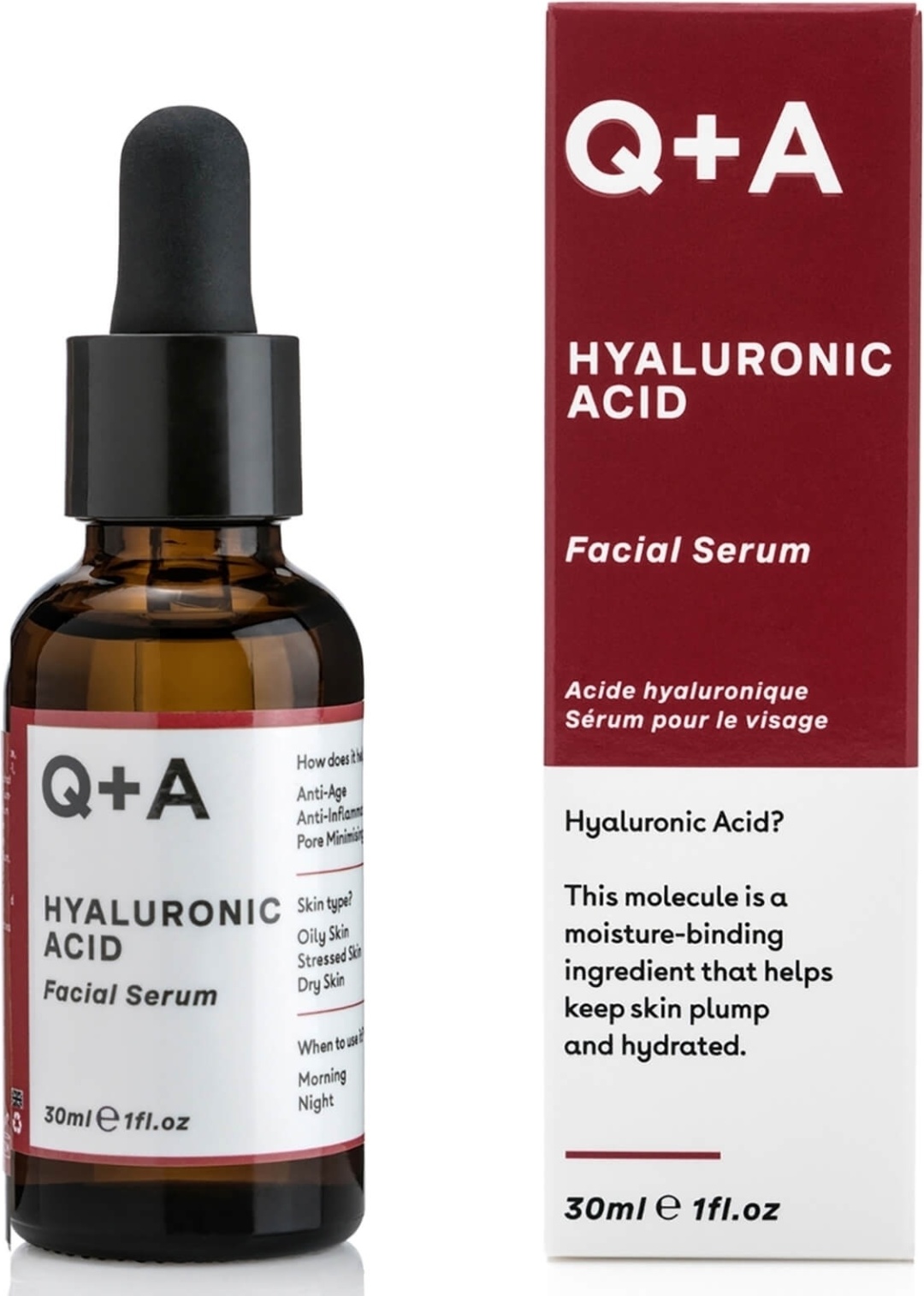 Купить Q+A дневная сыворотка Hyaluronic Acid Facial Serum для лица 30 ...