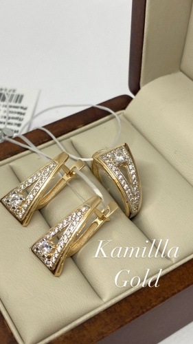 KAMILLLA GOLD 6874511 вес 6 г золото, фианит