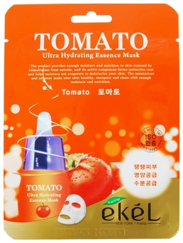 Маска для лица EKEL тканевая Tomato 1 шт