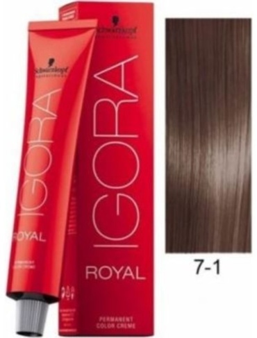 Schwarzkopf Professional Igora Royal 7-1 крем-краска 60 мл