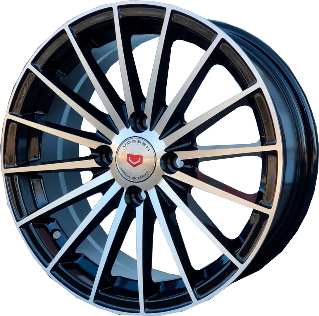 Vossen 1054 6.5x15/4x114.3 D67.1 ET35 4 диска черный, серебристый