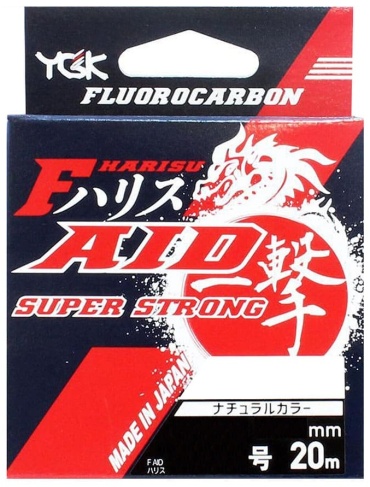 Леска YGK флюоркарбоновая F-AID One Strike Harris Super Strong 0.33 мм прозрачный