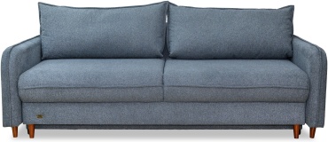Диван Magnet Mebel MM043, 220х105 см, обивка велюр, голубой