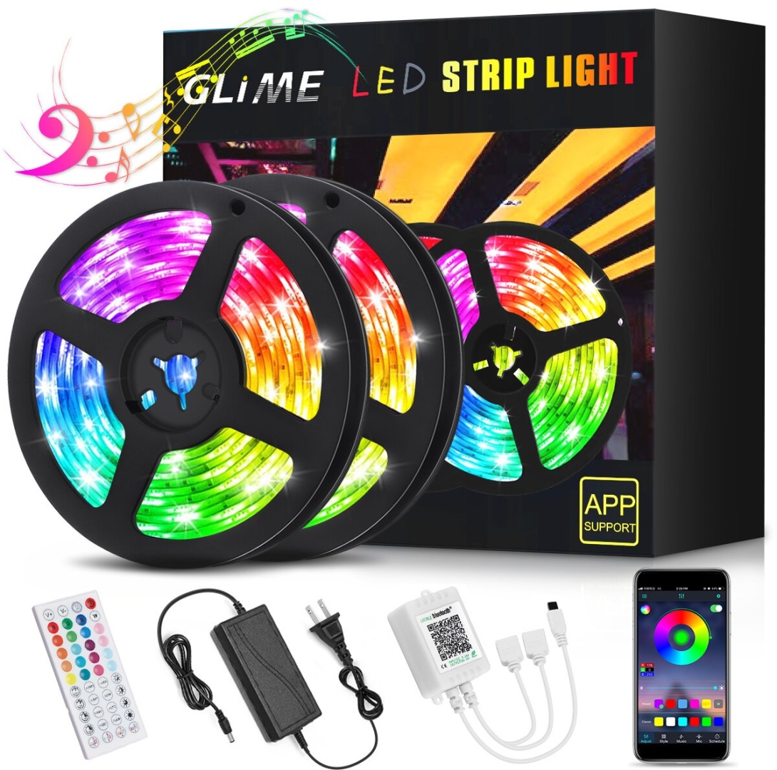 Светодиодная лента GVVOOHOME LED многоцветный 15 м