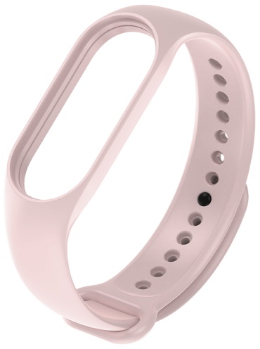 Ремешок MindStore для Xiaomi Mi Band 5, Mi Band 6, Mi Band 7 светло-розовый