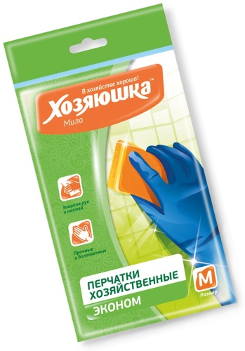 Хозяюшка Мила Перчатки Эконом M