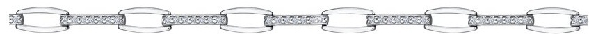 SOKOLOV BRA-SO-925-8053912-17 длина 17 см, вес 6.28 г серебро, плетение фантазийное
