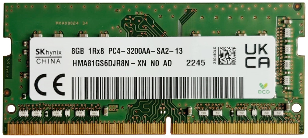 Оперативная память Hynix HMA81GS6DJR8N-XN N0 AD 8 Гб