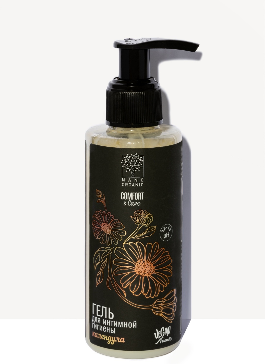 Nano Organic Comfort and care календула гель для интимной гигиены 150 мл