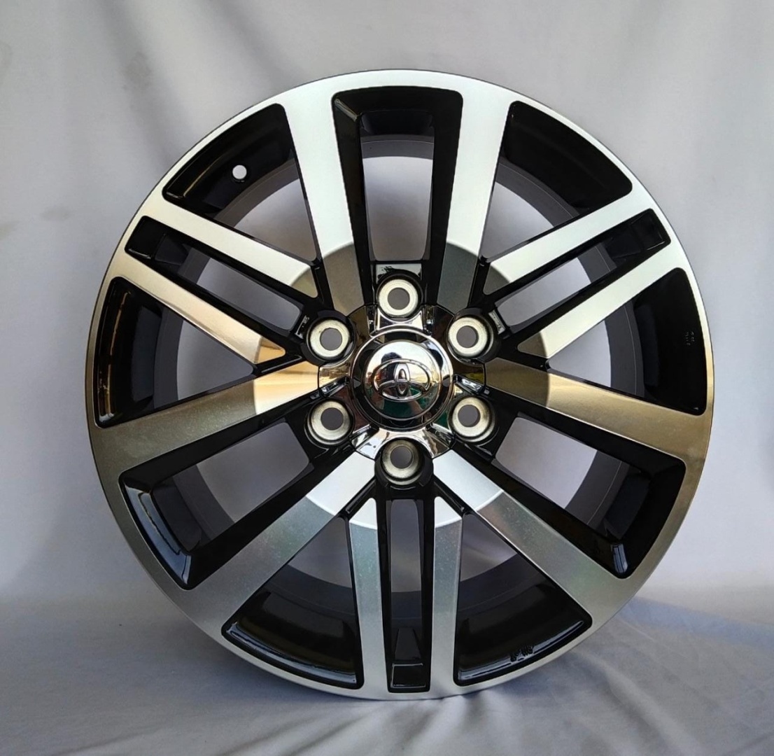 DNS BK28 8x18/6x139.7 D106.1 ET25 черный, серебристый
