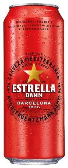 Купить Estrella Damm пиво светлое 4.6% 500 мл в Алматы – Магазин на ...