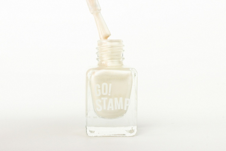 Go! Stamp лаки для стемпинга 015 Pearl 6 мл