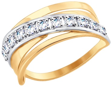 LUXOR JEWELRY LUXOR 017563_19.5_2.22 размер 19.5 вес 2.22 г золото, фианит