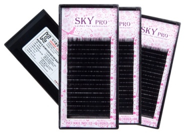 Sky Pro единичные СС 0.10 мм черный 10 мм